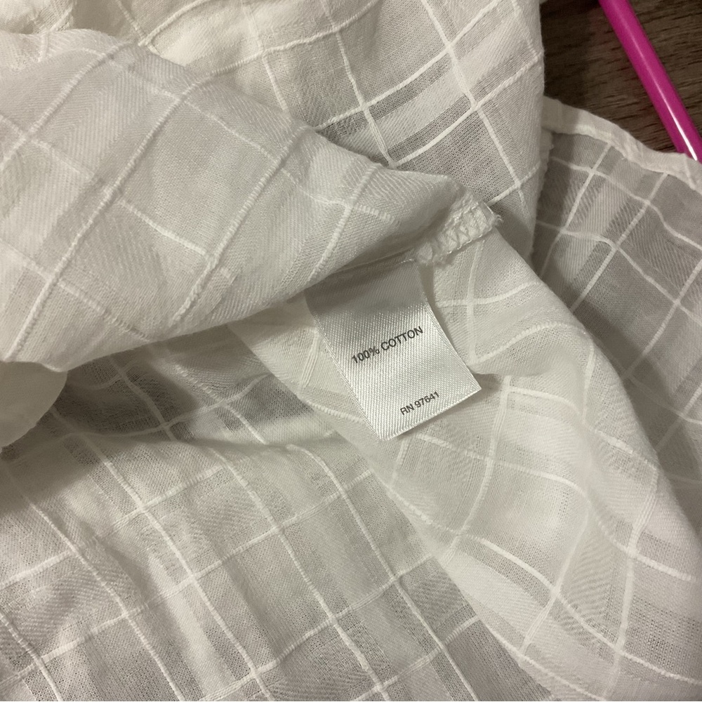 J.Jill White 3/4 Sleeve Blouse Size M NWT - Picture 10 of 10